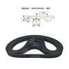 V-Belt Drive Timing Belt 1.5x70 Rubber Belt 70 Teeth 329.70mm Transmission Belt (Size : 18mm Width)