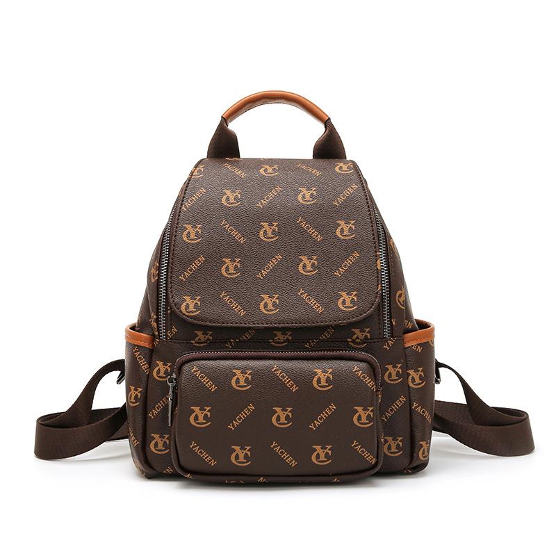 

Премиальный рюкзак с ретро-принтом, лето, новая мода, повседневный многоцелевой женский рюкзак, трендовая сумка для поездок