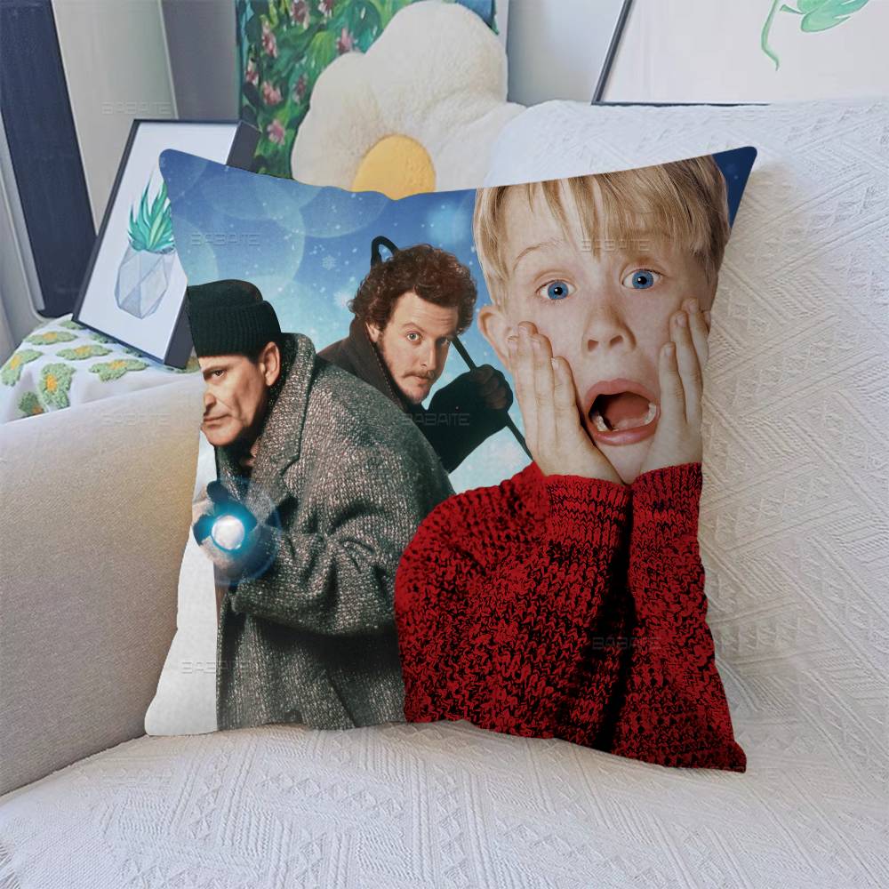 Classic Mocie H-Home Alones Pillow Cover Sofa Cushion Cover Home Room Decoration Children Gift