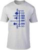 Funny Spaceship Timeline Classic Retro Film Cotton Tshirt Streetwear Oversized T-shirt CasualunisexClothing Unisex Tops Tees