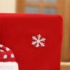 Seasonal Santa Character Soft Chair Cover for Family Gatherings Christmas Celebration