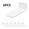Floating Shoe Shelves Acrylic Display Wall-Mounted Rack - White