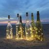 LED Wine Cork Bottle Lamp - Multicolor Button Battery Christmas Decoration