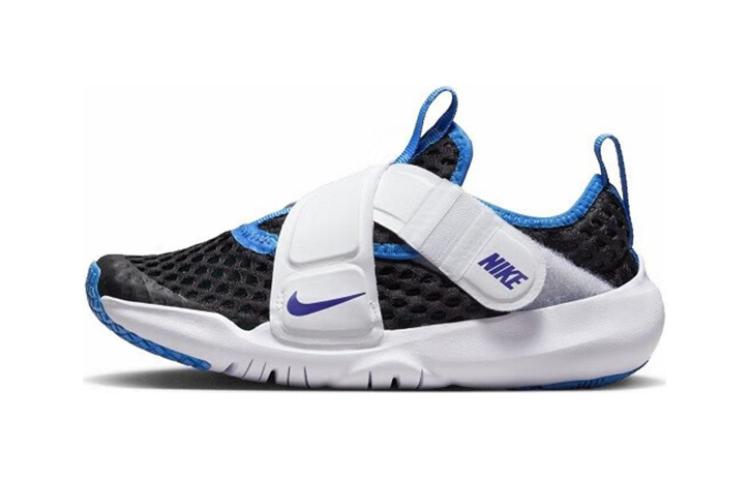 

Nike Flex Advance PS Slip Resistant Abrasion Resistant Low top Kids Running Shoes Black White Blue DC9370-002 31