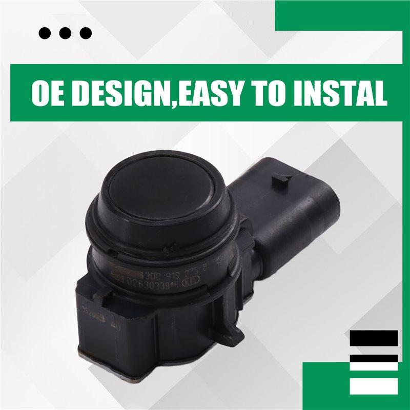 Parking Sensor 3Q0919275B 0263033916 Black For Tiguan Skoda Kodiaq 4PCS PDC Sensors