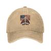 Vintage God Bless Pope Leo Baseball Caps Men Women Distressed Cotton Headwear American Outdoor Workouts Unstructured Soft Cap