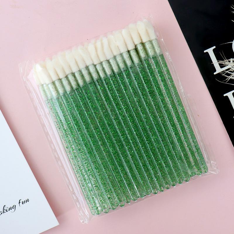 Colorful Portable Crystal Lip Brush Replacement Head for Lipstick and Gloss