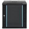 Network Cabinet with Storage Black 53 x 45 x 60 cm Steel