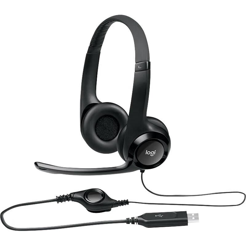 

Logitech H390 Wired Stereo Headset with Microphone