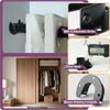 Stainless Steel Flange Seat Fixing Hardware Accessories Curtain Rod Wardrobe Hanger Tube Hook Fixed Support Bracket