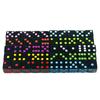 10pcs Game Dice 6 Sided 16mm Black Acrylic Dice Standard Colored Dots for Board Game Classroom Math Accesories