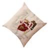 Skin-friendly Cushion Cover Christmas Theme Non-toxic Extra Thick Christmas Cushion Cover Bed Sofa