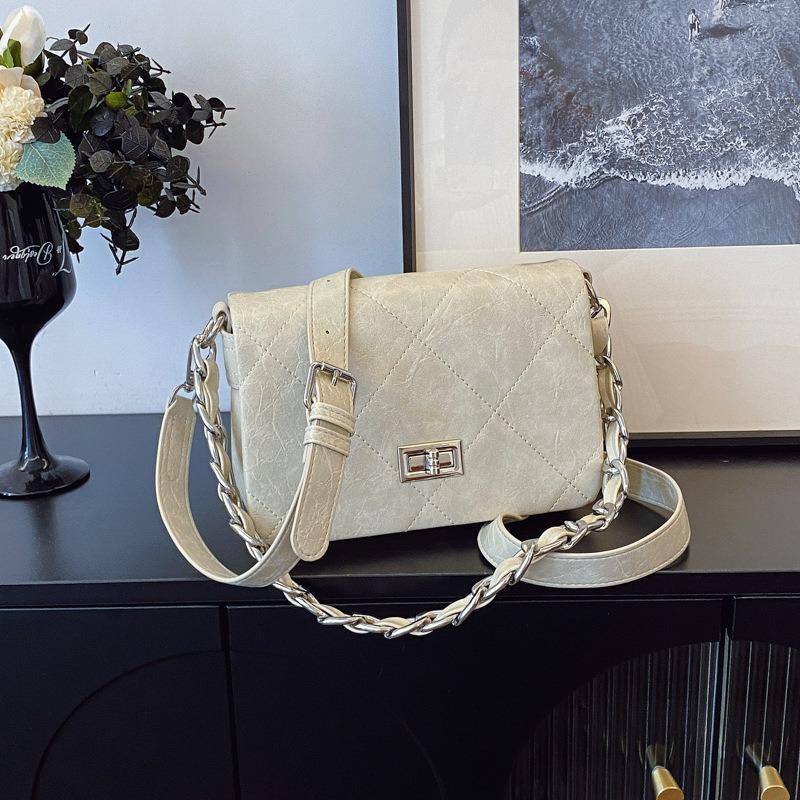 Commuter diamond summer trend small new high-end messenger bag bag chain portable girl small square bag