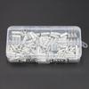 Glvaner Bare Crimp Sleeves Bare Crimp Terminals Ferrules 2 200 Piece Kit Silver Copper Crimp Climb Terminal B-Type Non-Insulated BN1.25 5.5