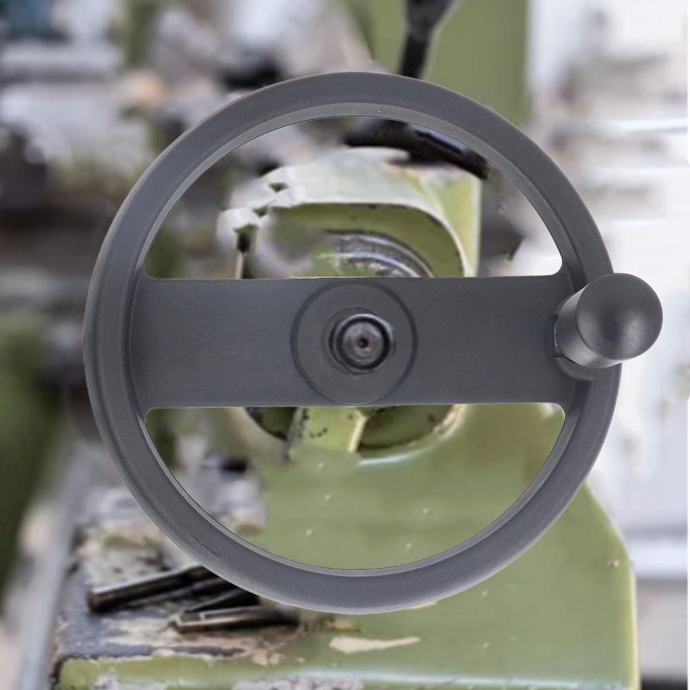 7.87inch Diameter Hand Wheel 200x18mm Revolving Handle Durable Revolving Knob Handle  Lathe Machine