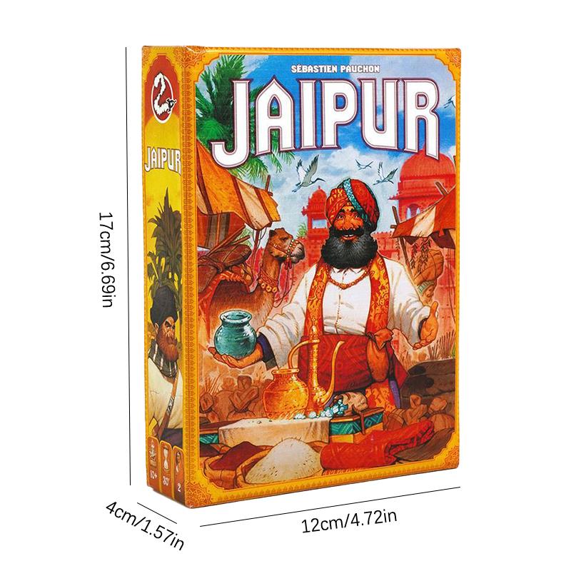 Board Game - "Jaipur" - 2 Players | 30 Minute Playing Time Strategic Entertainment Family Party Card Game