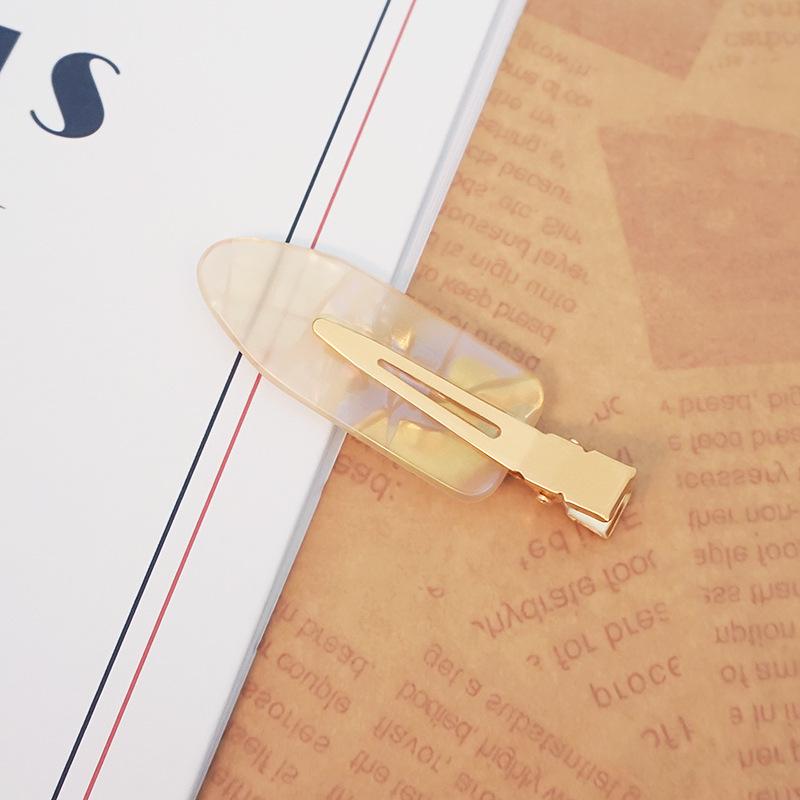 Japan und Korea Nahtloser Pony und Seitenhaarspangen - Damen Schmuck Krokodilklemmen Zubehör