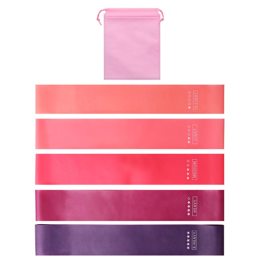 Benzi Elastice de Rezistență pentru Fitness Antrenament Acasă Yoga Sport Benzi de Rezistență Stretching Pilates Echipament Sală