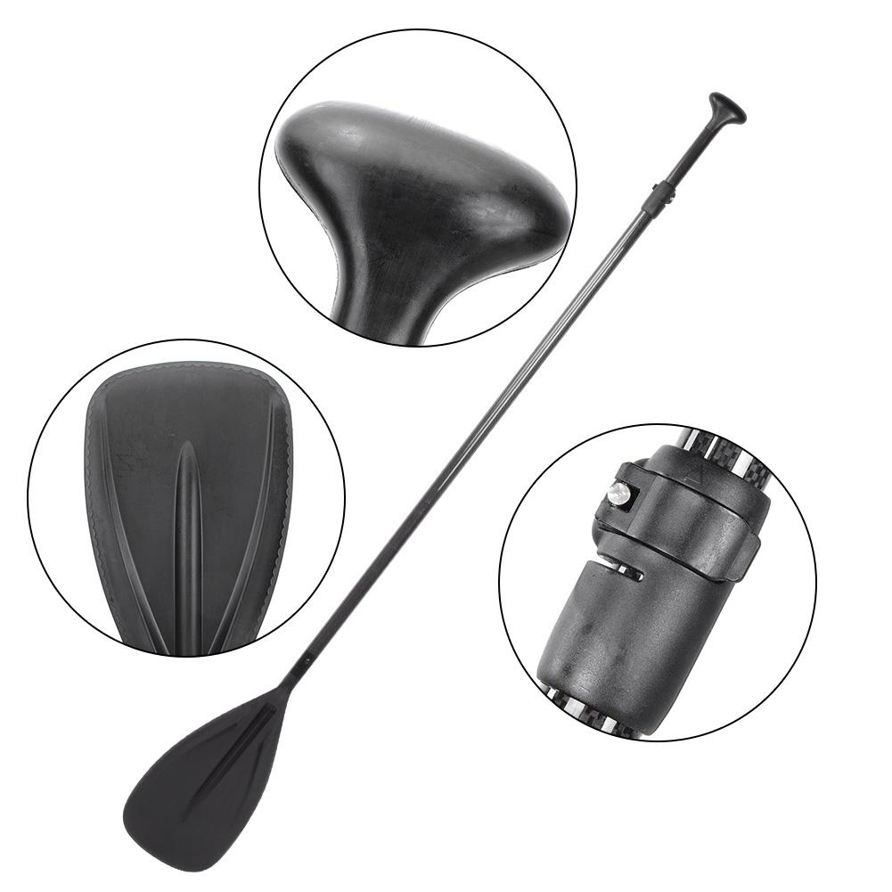 Carbonfaser 3-teiliges verstellbares Paddel Stand-Up-Paddel für Surfbrett Kajak Schlauchboot