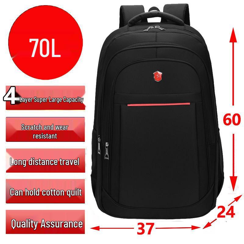 Men's Waterproof Outdoor Backpack - Extra Large Capacity for Travel, Mountaineering, School, Business Trips