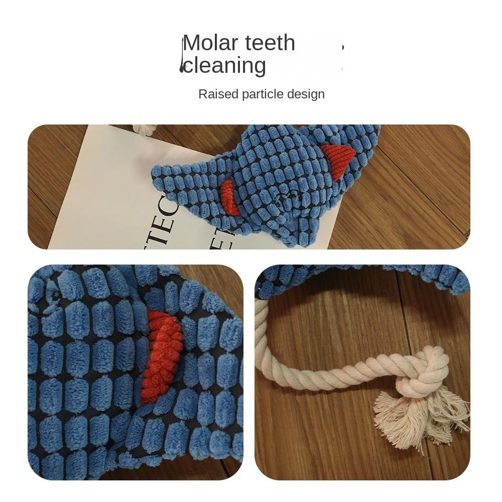 Washable Dog Plush Toy Bite Resistant Corduroy Dog Toy Dog Chew Toy Relieve Boredom