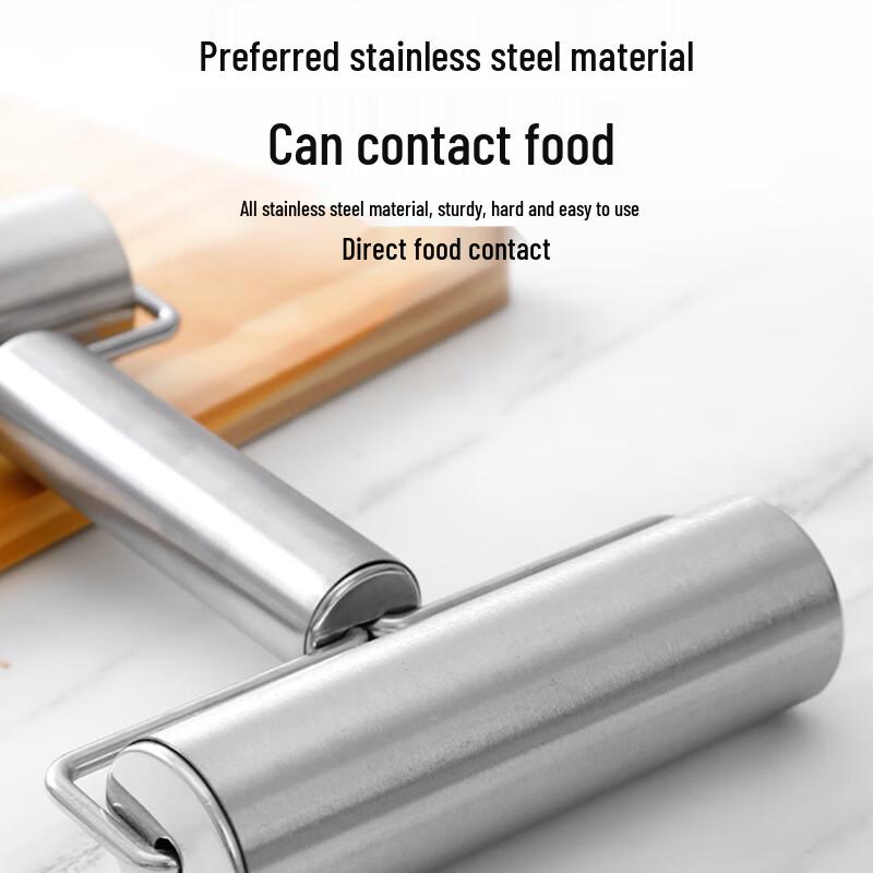 Stainless Steel Rolling Pin Set