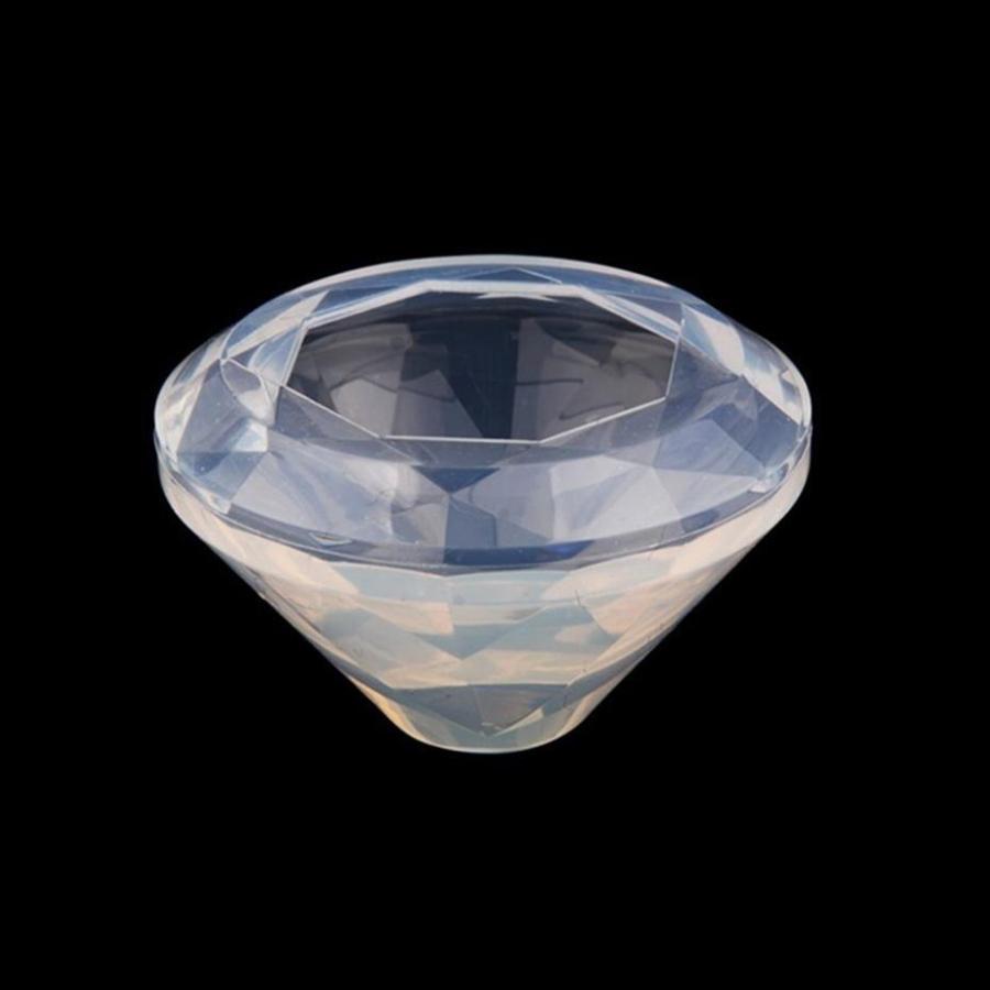 1 Pcs New Diamond Shape Silicone Pendant Mold DIY Resin Casting Mould Handmade Tool For Crystal Jewelry Making Accessories