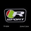 3D Raise S R Sport Logo Car Steering Wheel Emblem Badge Sticker Decals for XF XE XJ F-Type F-Pace E-Pace I-PACE