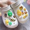 Cartoon Shoe Charms: Cute Jelly Beans, M&M Designs, Removable Decorative Accessories
