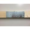 DAIDOHANT Reinforcement Hardware, Joint Fittings, 2x4 (Two-by) Support, Band Metal, Black Painted, 24F-2-BK10179001