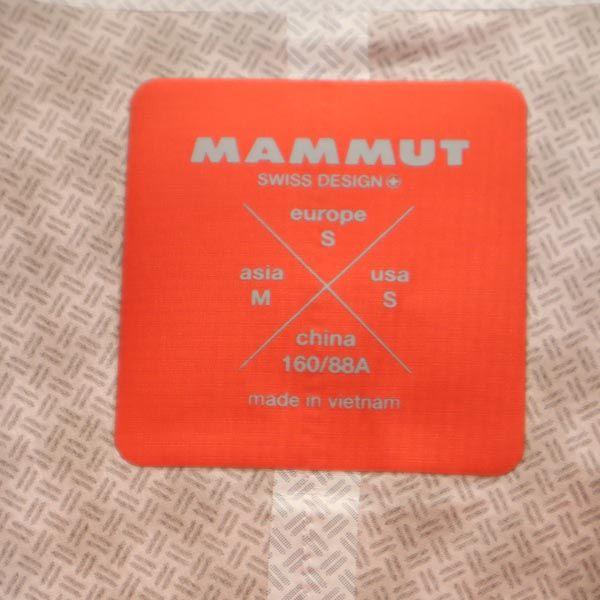 Mammut Outdoors Nylon Jacket M Orange Series With Storage Pouch Women Used