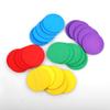 50 Pcs Wooden Pieces Puzzle Board Game Colorful Chess Pieces For Diy Games Accessories 25Mm