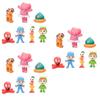 Set Premium di Miniature di Pocoyo 7pz Figure Zinkia Per Bambini Giocattolo e Collezionabili