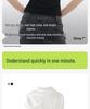 Cotton's Aesthetics Slim-fit Women's High-neck Short-sleeve Versatile Drop Shoulder Top