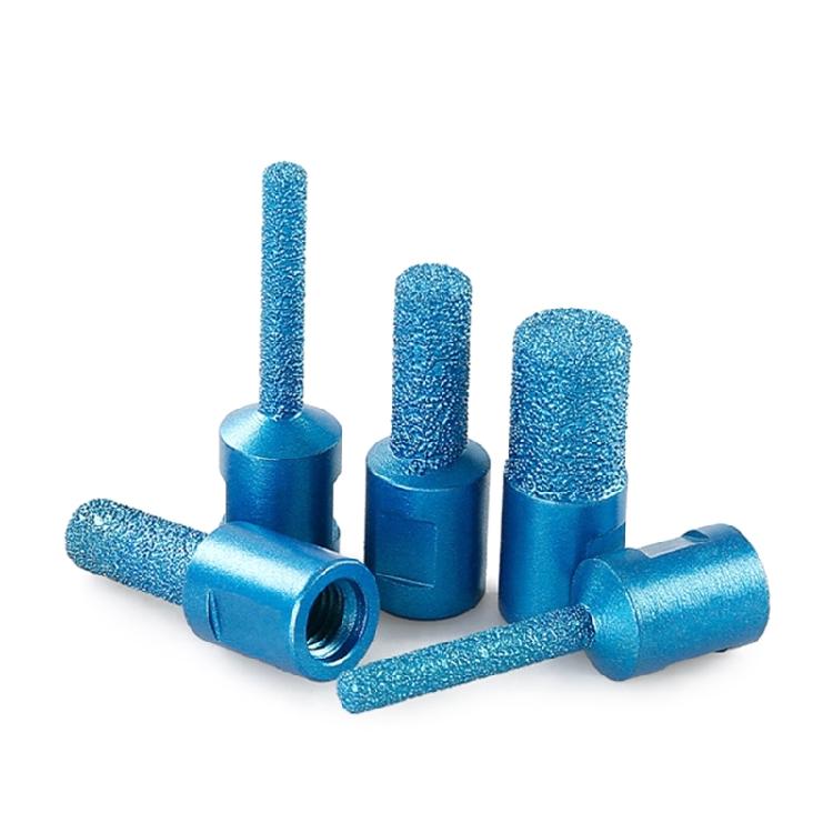 3Piece Grinding Head Round Drilling Bits for 100Angle Grinder 6/10/15mm Diameter