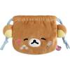 CA86101 Rilakkuma Yuruyuru Warm Series Plush Drawstring Bag Rilakkuma