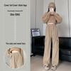 Women's High-Waisted Wide-Leg Cargo Sweatpants