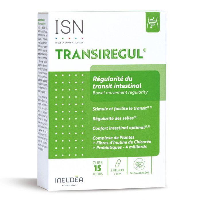 Laboratoires Ineldea Ineldea Santé Naturelle Transiregul® Régularité Du Transit Intestinal 45 Gélules - Image 3