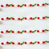 2.5cm Pom-pom Soldier Nutcracker Christmas Wreath Decoration Flag