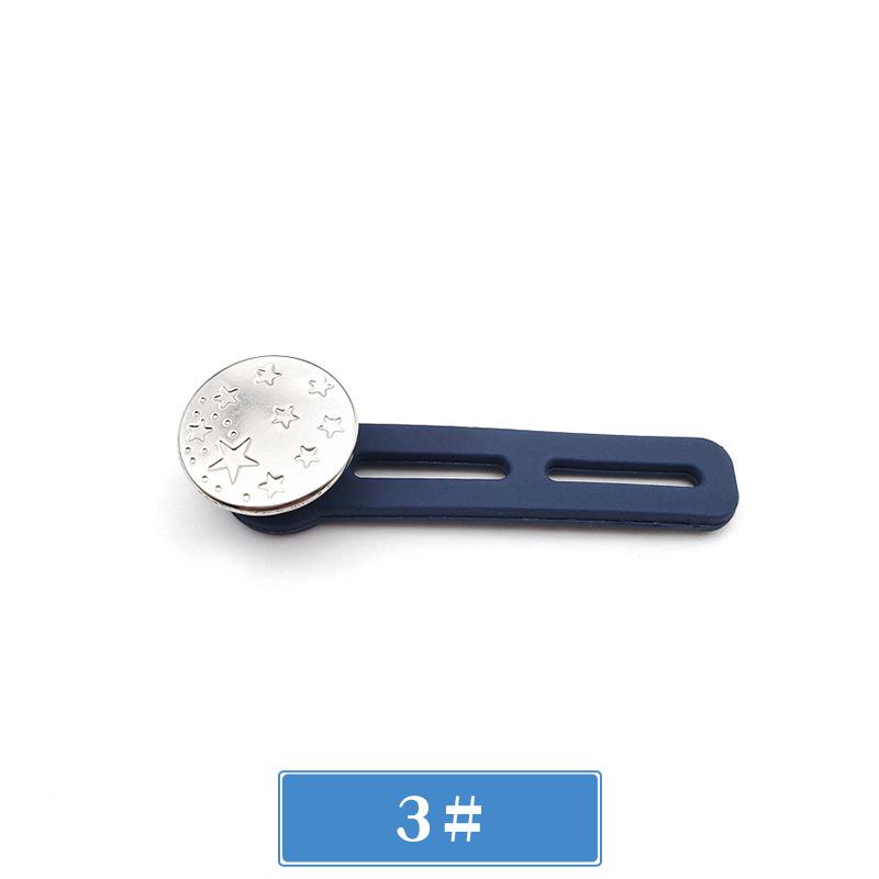 Adjustable No-Sew Waist Extension Button for Jeans