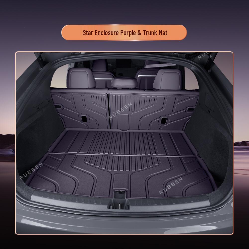 Custom TPE Floor and Trunk Mats for Leapmotor C10 - Interior Modification Accessories