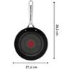 Tefal E3040244 Jamie Oliver Cook's Direct Stainless Steel Frying Pan, 20 Cm