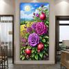 Purple Rose Large Size Diamond Painting New Collection Flowers Pomegranate Diy Full Drill Rhinestone Embroidery Mosaic Cross Stitch Kits