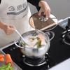 Sigang 24CM Stainless Steel Soup Pot with Glass Lid