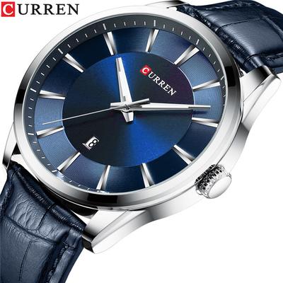 Leather Watch for Men Men's Watch Waterproof Quartz Watch