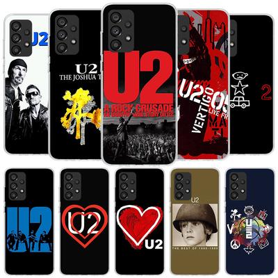 Band U-U2 Rock Phone Case For Samsung Galaxy A12 A22 A32 A52 A72 A02S Phone Case Note 20 Ultra 10 S10 Plus A51 A71 A50S A20S A10