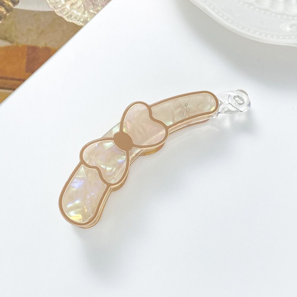 Bow Women Hair Claw Korean Style Banana Clip Fashion Hair Grabber