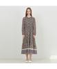 THURSDAY ISLAND Border Mix Round Neck Dress_T252Mop138W