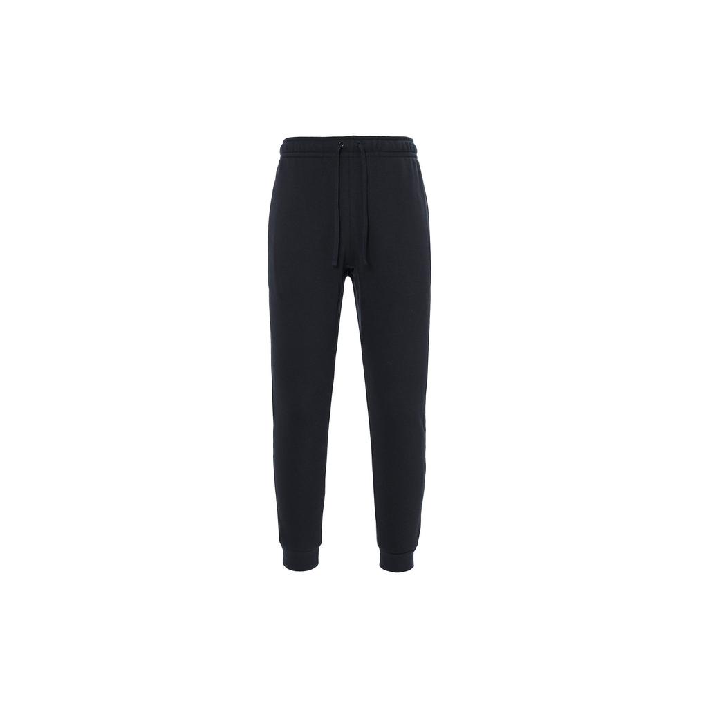 Nike Letter Fleece Lined Thermal Sweatpants Knitted Sweatpants Men's Black AT5266-010