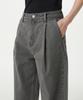 MUSINSA STANDARD WOMAN Women'S One-Tuck Wide Denim Pants [Gray]